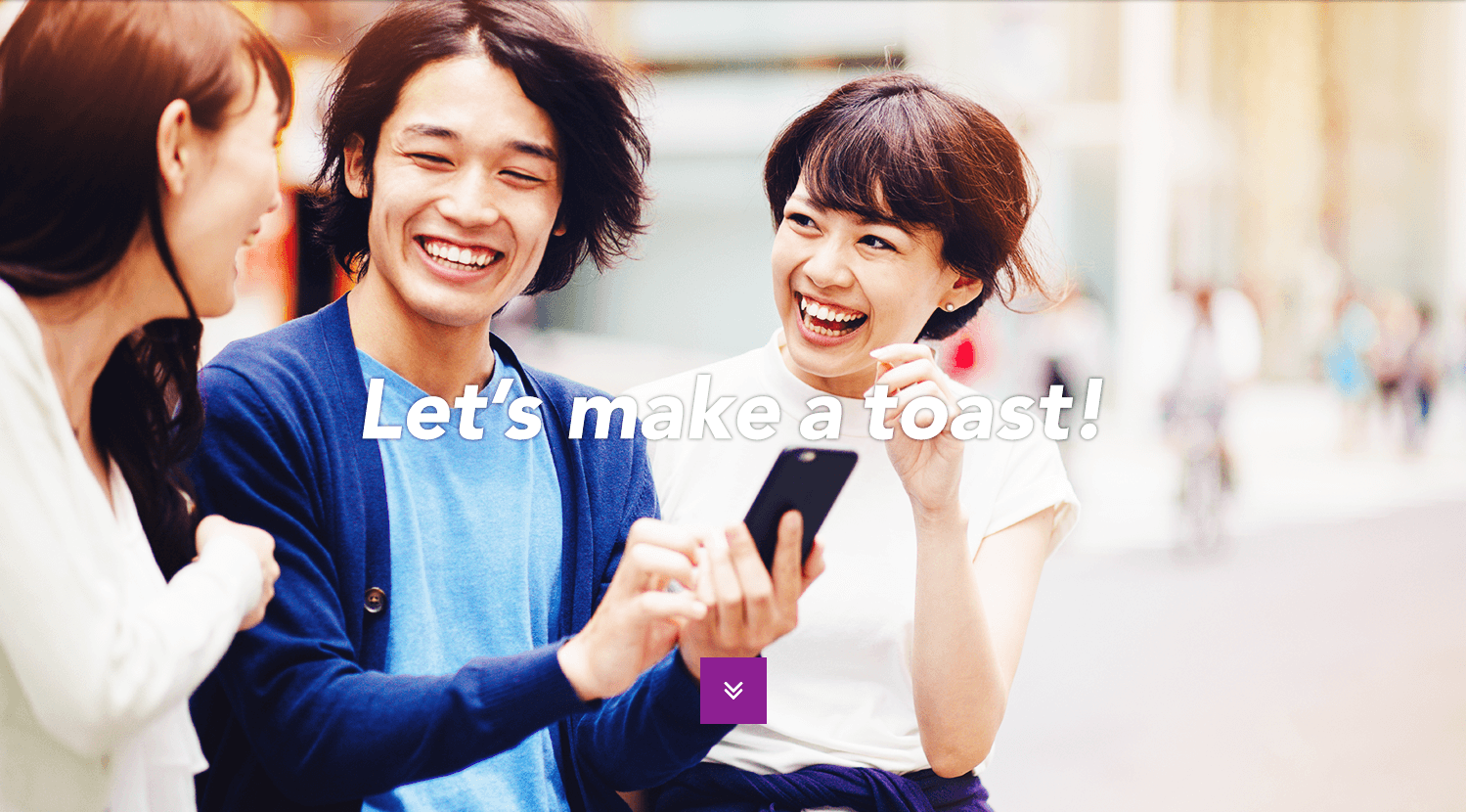 Let’s make a toast!